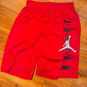 Jordan Red Athletic Shorts